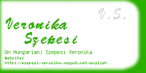 veronika szepesi business card